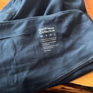 NWOT Girlfriend Collective Black Compressive Leggings - size L